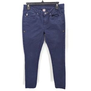 Stio navy blue slim fit chino style pants in size 6 hiking outdoors
